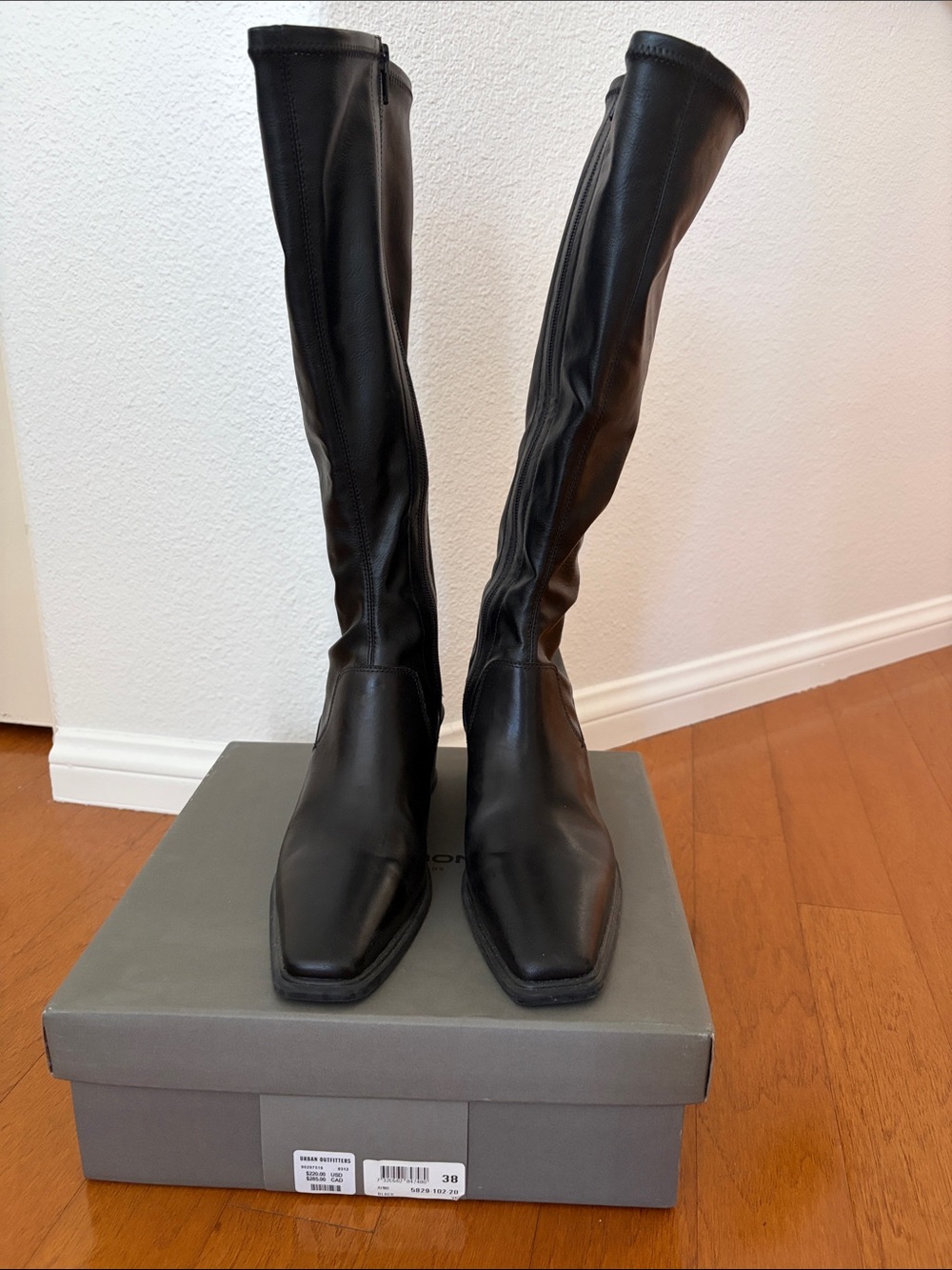 Vagabond Shoemakers Aino Tall Black Leather Boots
